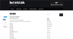 Desktop Screenshot of bestartist.info