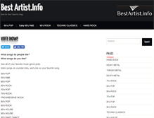 Tablet Screenshot of bestartist.info